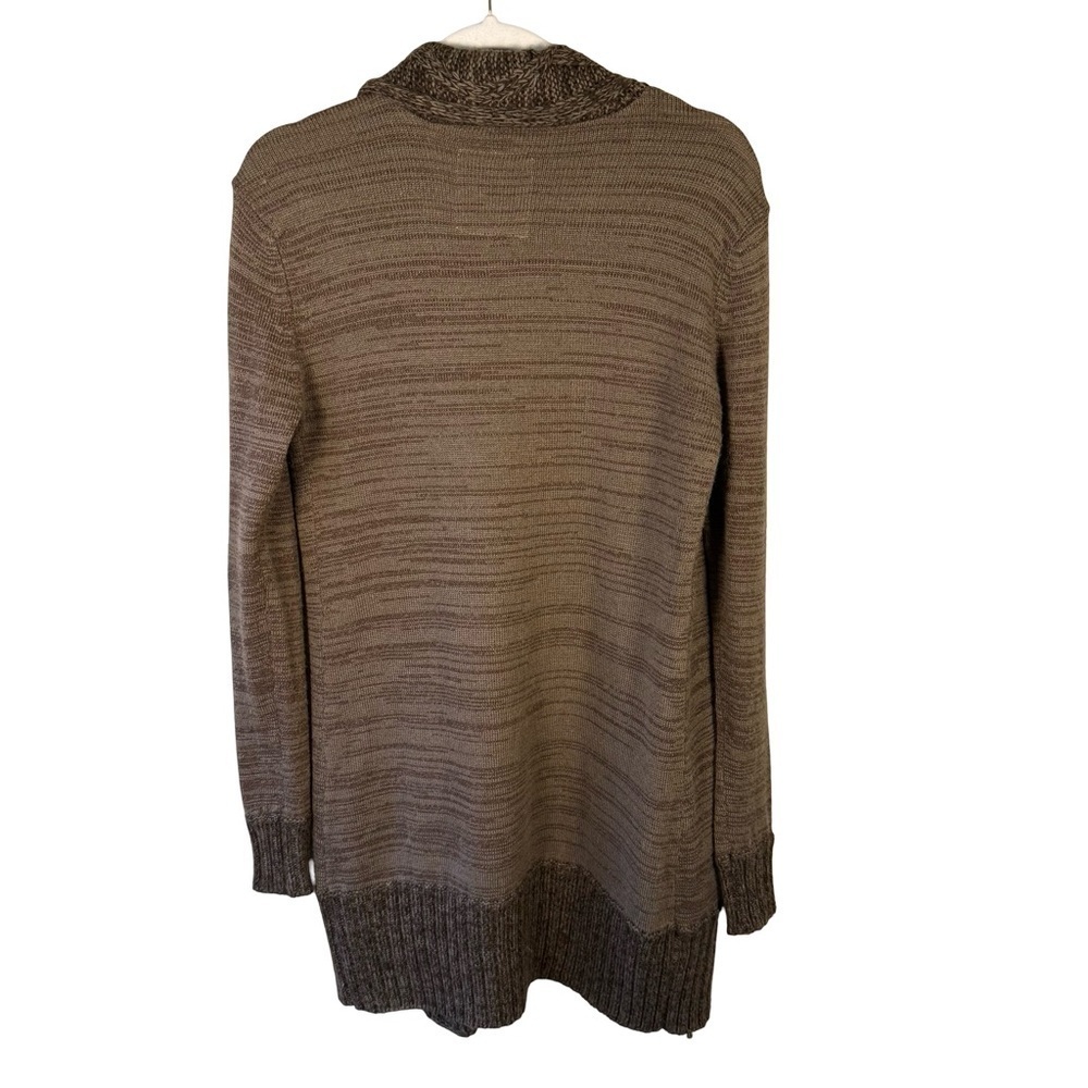 Urban Behavior Brown Knit Open Cardigan Size S Boho Cozy Neutral Fall Winter - Picture 3 of 16